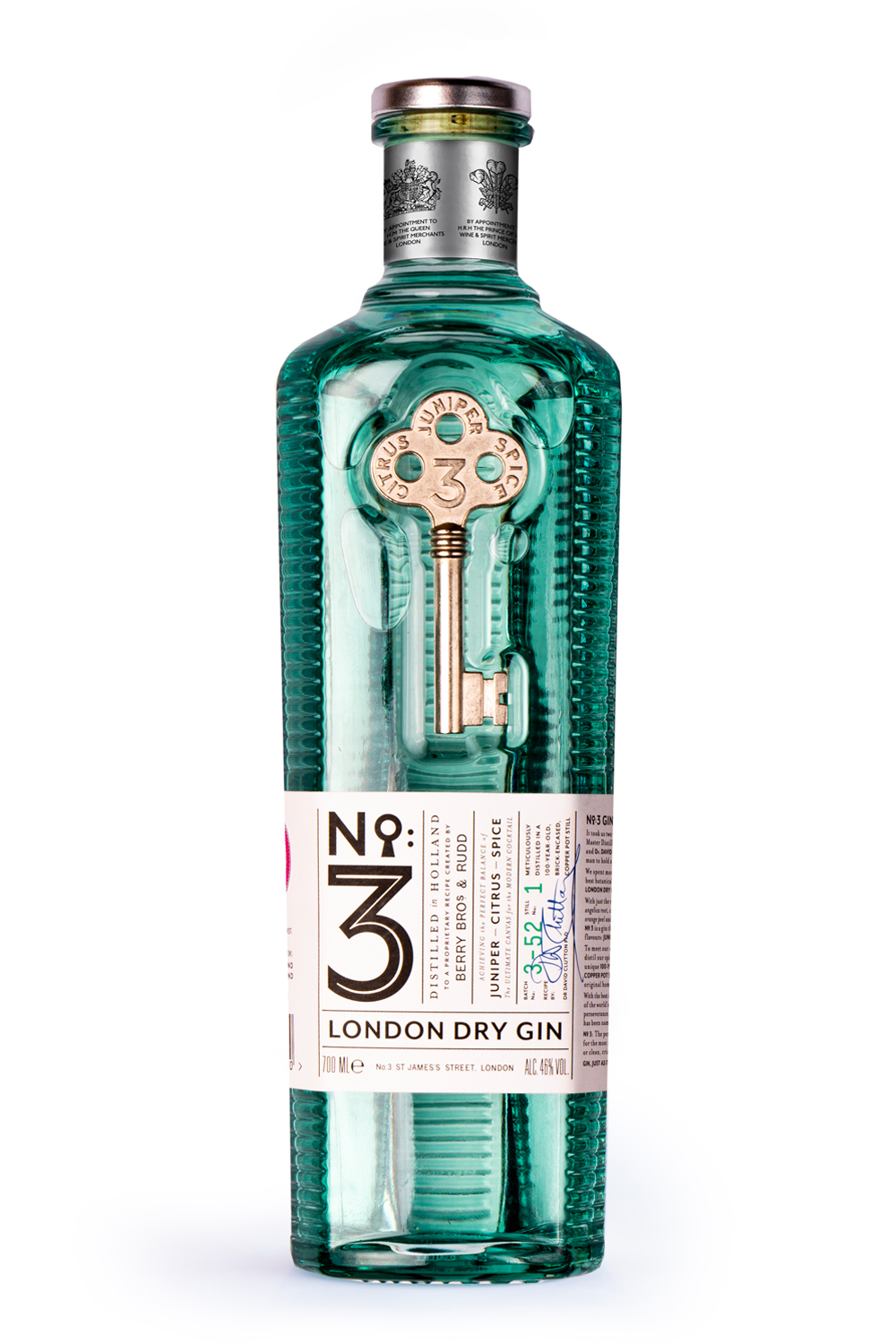 No 3 London Dry Gin 46 Abv 6 X 70cl Jeroboams