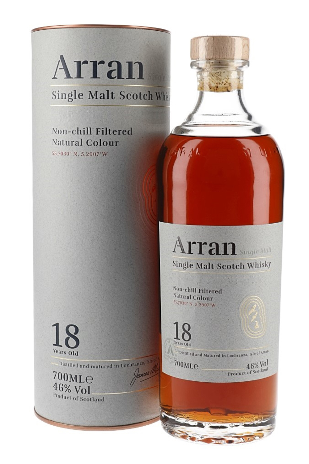 Arran 18 Year Old Single Malt Whisky Relaunch, 46% ABV (6 x 70CL ...