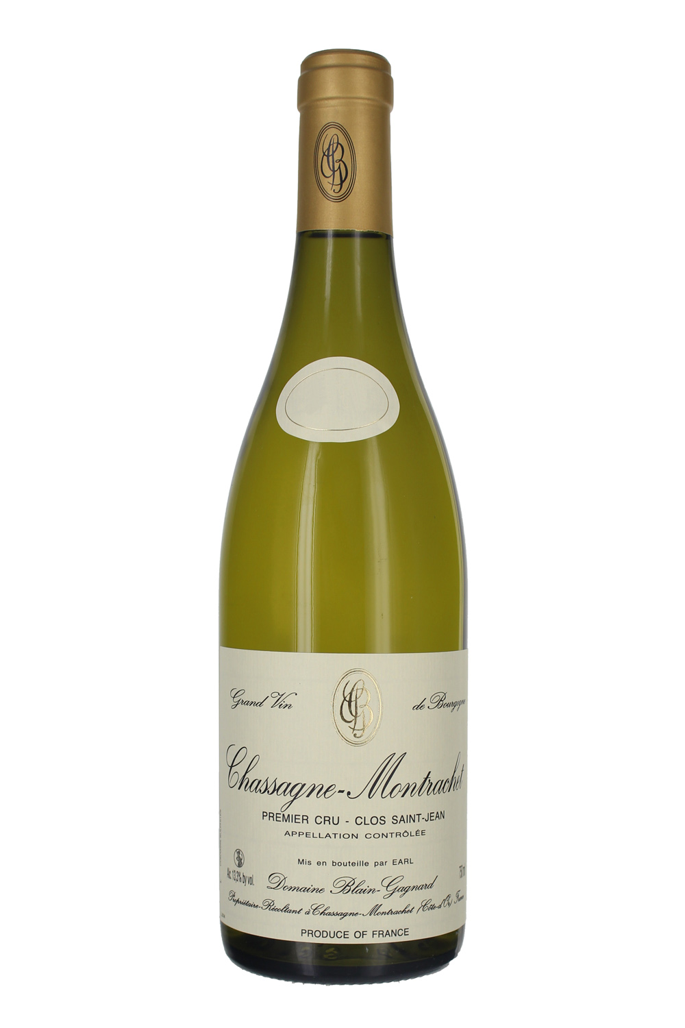 2018 Chassagne-Montrachet Blanc, 1er Cru Clos St Jean, Domaine Blain ...