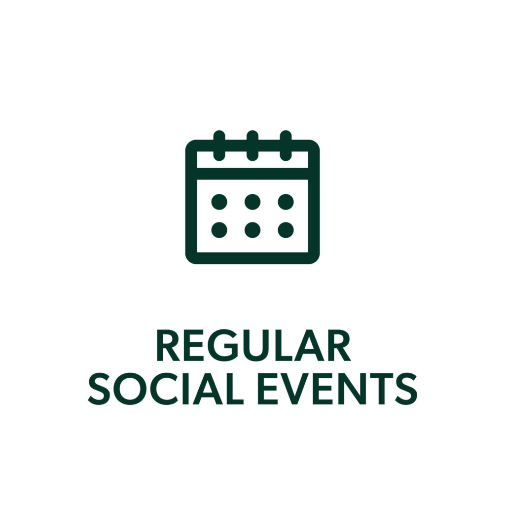 Regular social events