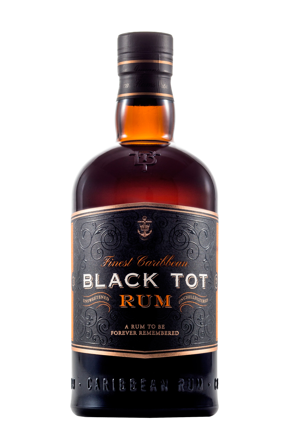 Black Tot Finest Caribbean Rum, 46.2% ABV (70CL)